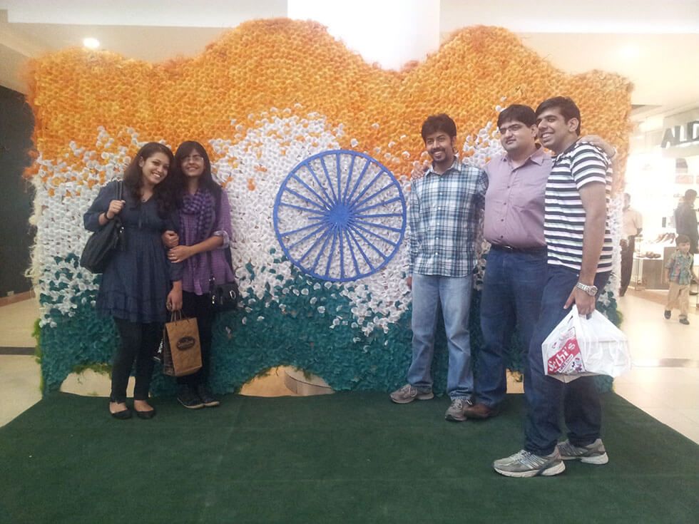 indian flag in backgroun, Social Entrepreneurs in New Delhi