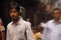 Journey of Indian businessman, blur image