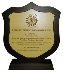 trorotract club member trophy, Top awarded people in delhi