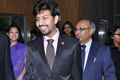 smiling people walking image, Journey of Indian businessman
